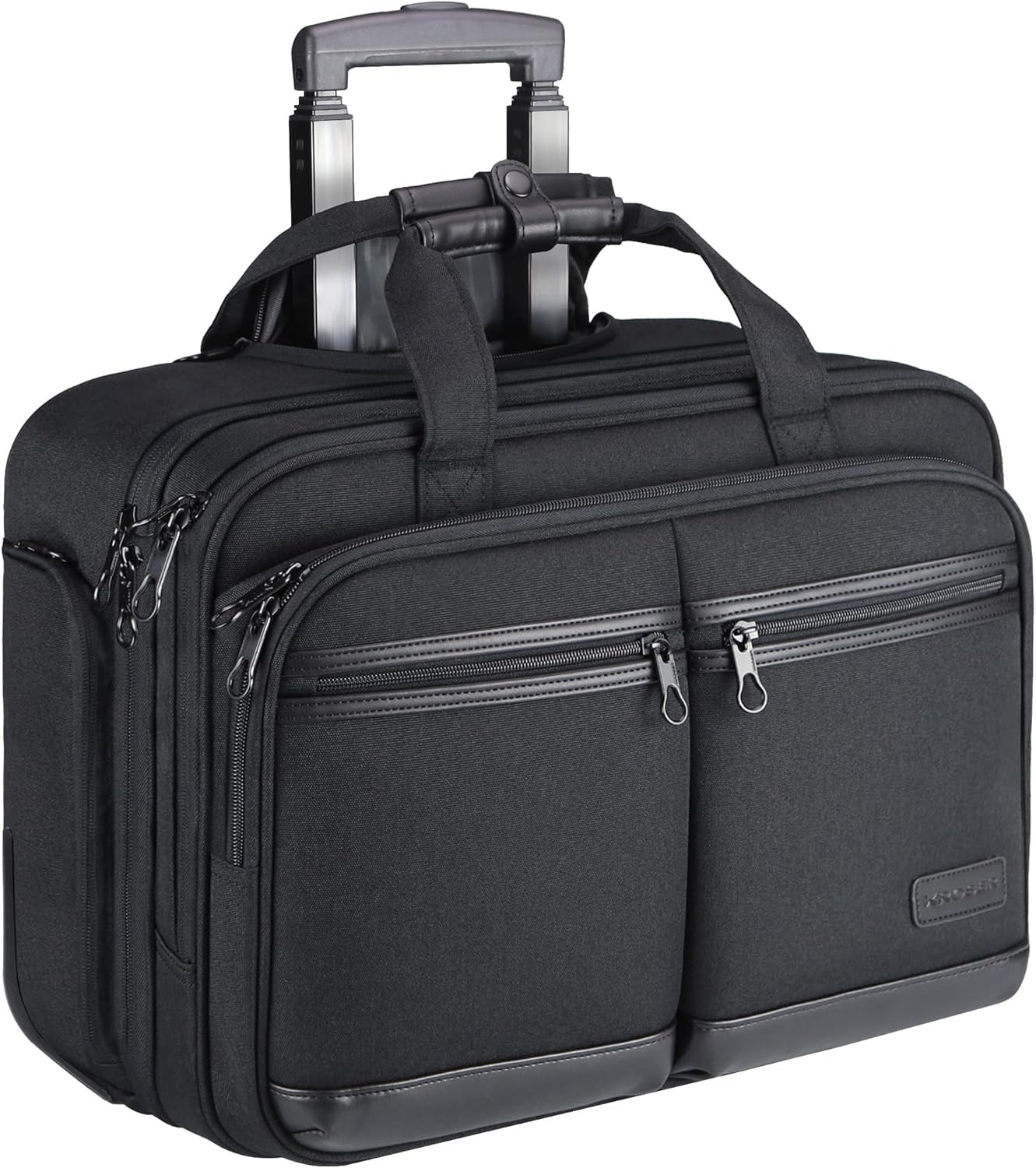 Maletin Con Ruedas Para Laptop 17.3 Pulgadas Viaje Negocios Hombre Mujer Negro