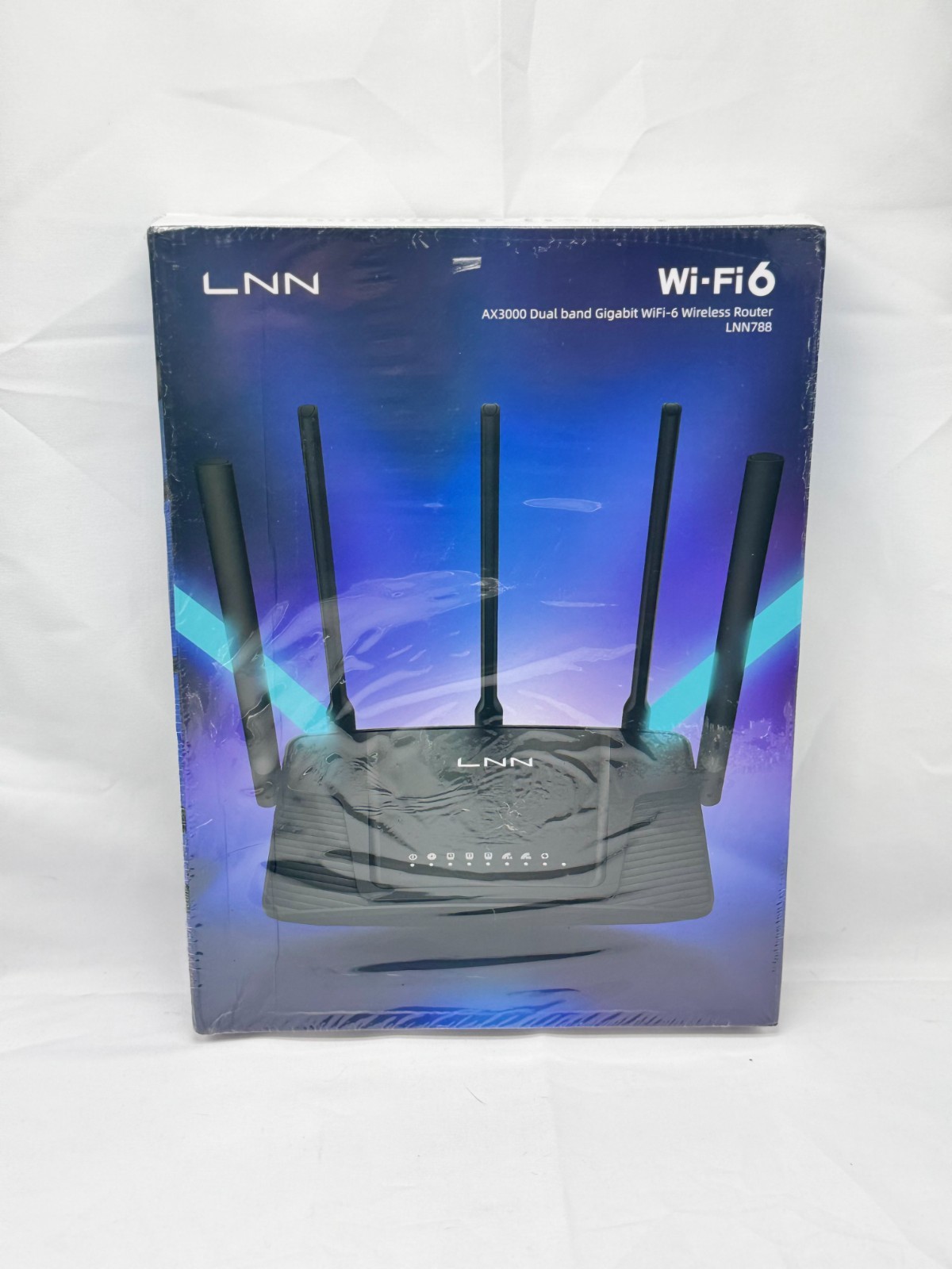 LNN AX3000 Dual Band Gigabit Wi-Fi 6 Wireless Router 3000Mbps (LNN788) | SEALED