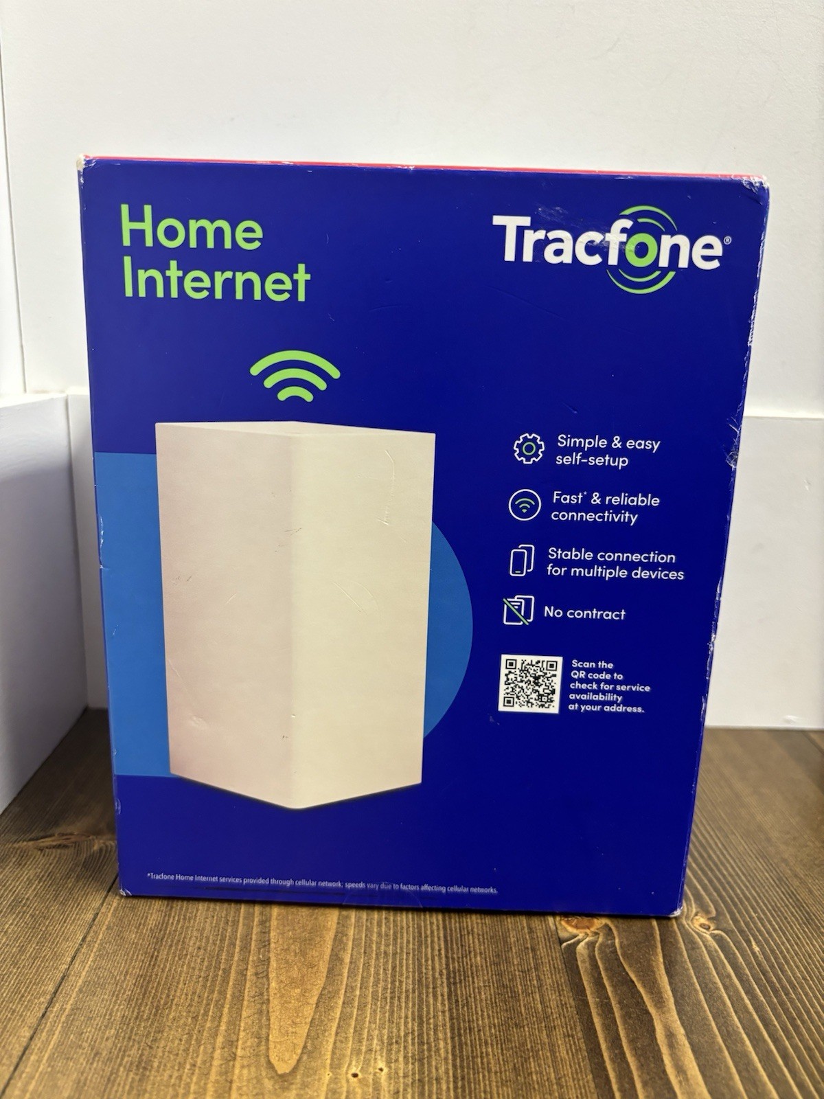 Tracfone Home Internet 5G LTE WiFi Router Gateway Verizon Network White