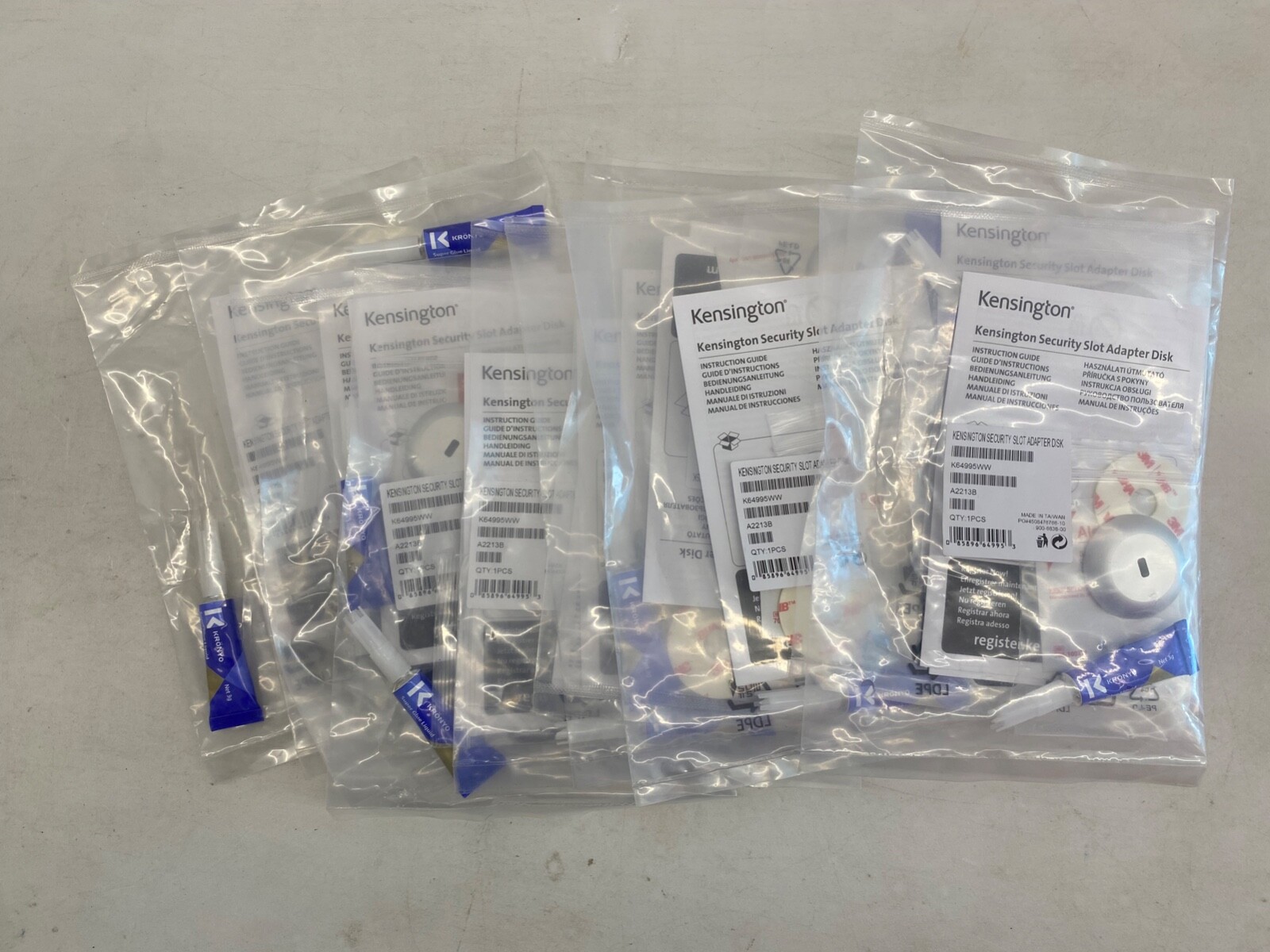 Lot of 8 - Kensington Security Slot Adapter Kit For Ultrabook K64995WW