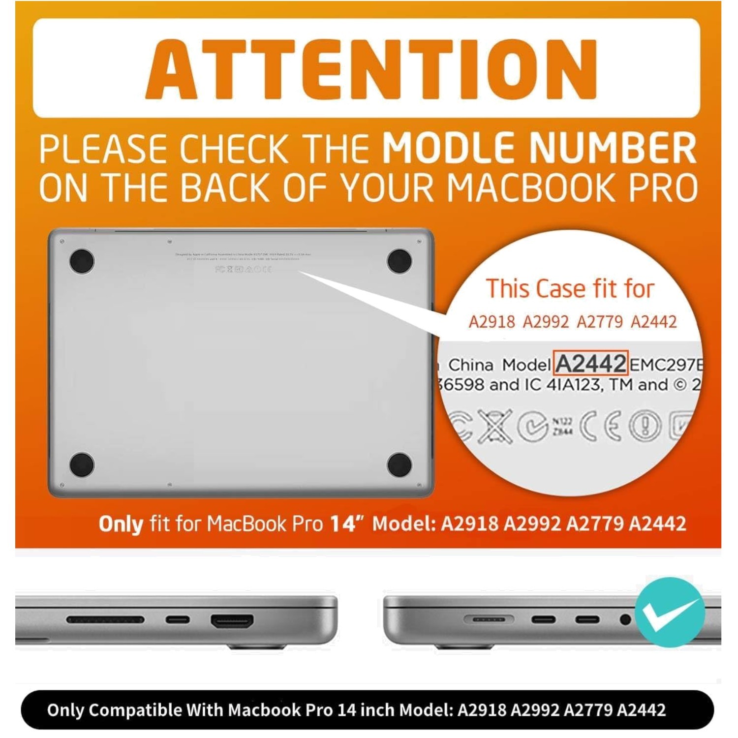 Military-Grade Protective Cover for MacBook Pro 14"
