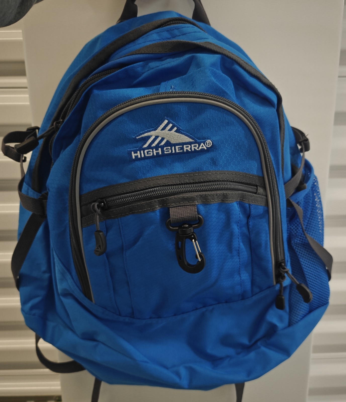 High Sierra Fatboy Tech Backpack with Laptop Pocket + Tablet Sleeve Blue 