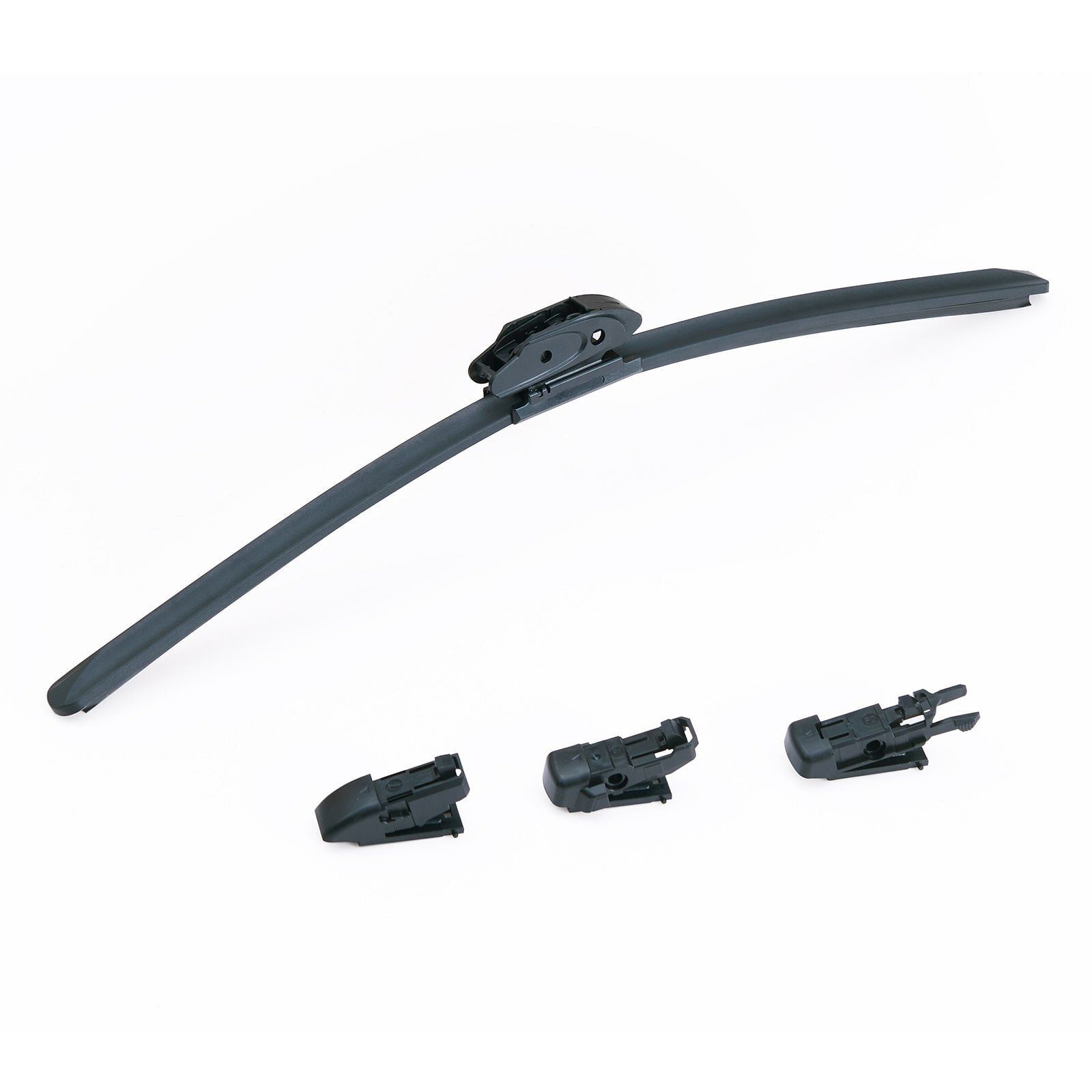 17" Rubber Wiper Blades, 43 cm Universal Replacement Wind Shield Wiper, Low Noi