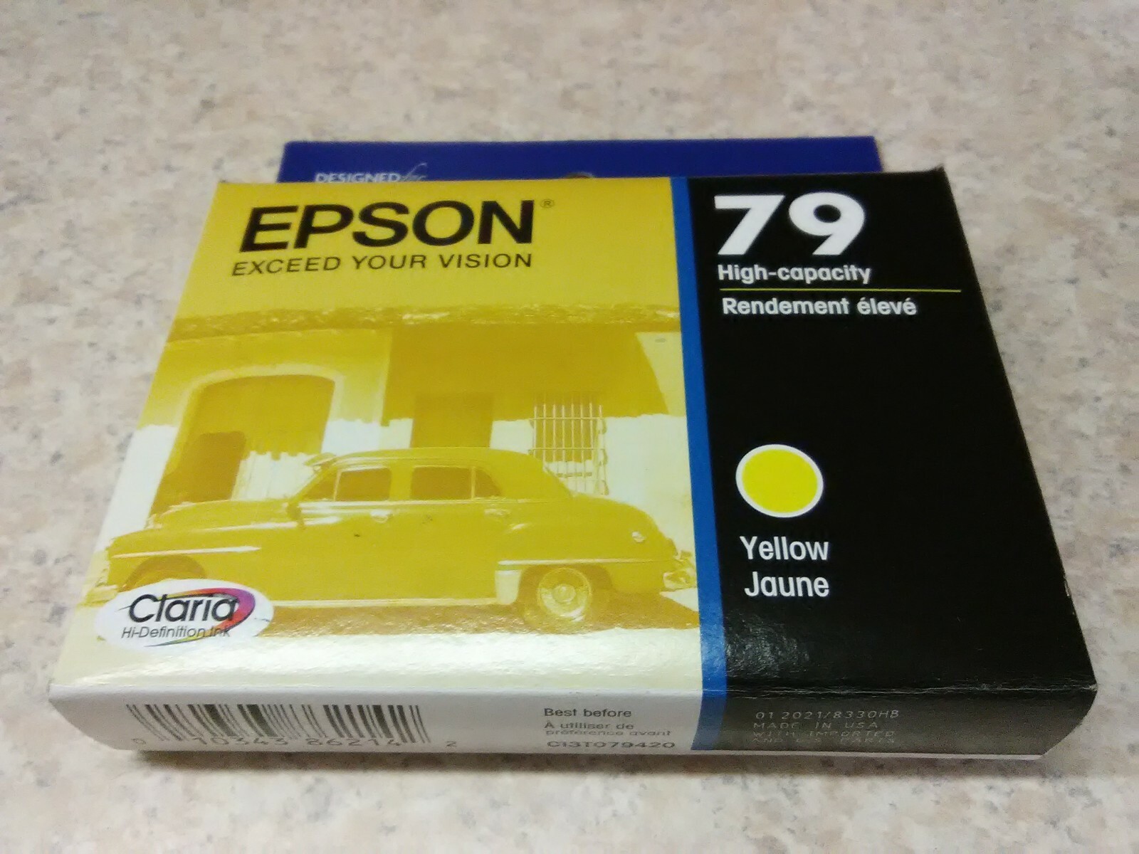 Epson High Capacity Yellow 01/2021
