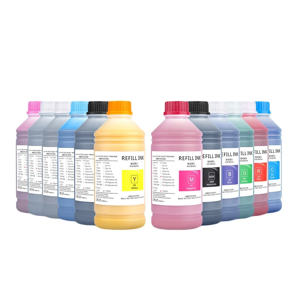 12Color/set Pigment Ink Refill Kits for Canon IPF 6410 8300 8310 6300 5100 6100