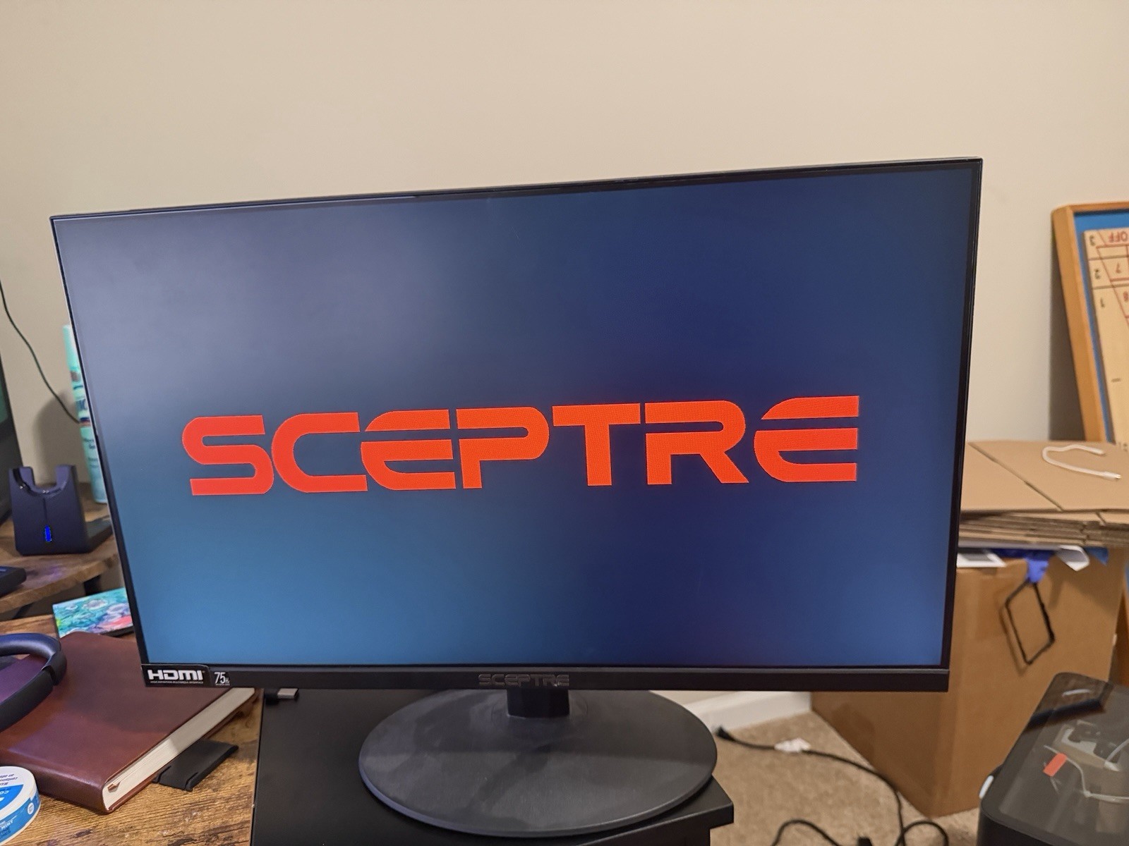 Sceptre F24 Monitor 24" 1080P LED Gaming Monitor VGA/HDMIx2