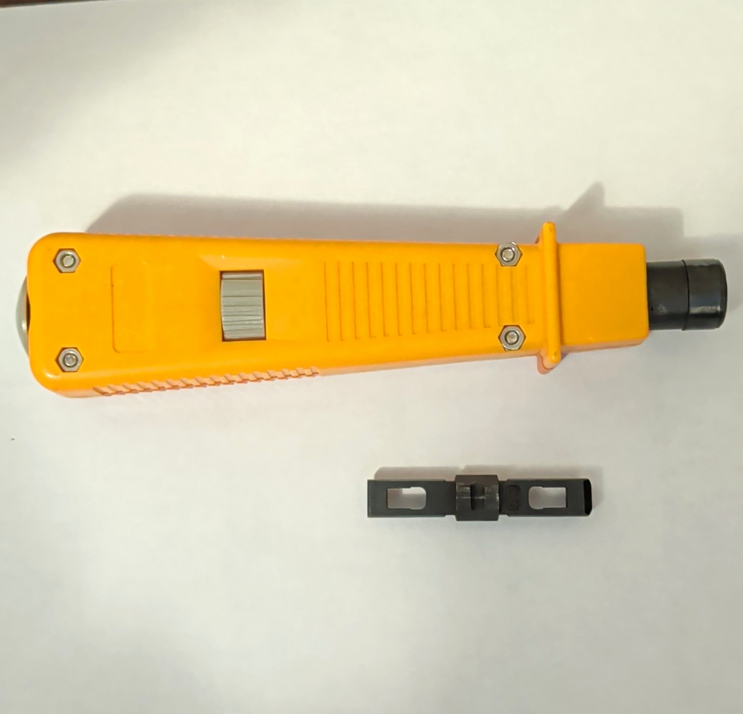 Punch Down Tool w/ Removable Blade Insert for Cable Termination