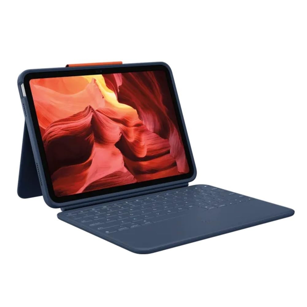 Logitech 920-011133 Rugged Combo 4 Keyboard Case for iPad (10th Generation)