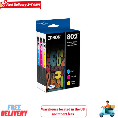 Epson 802 Genuine Ink Standard Capacity 3 Color Combo Pack T802520