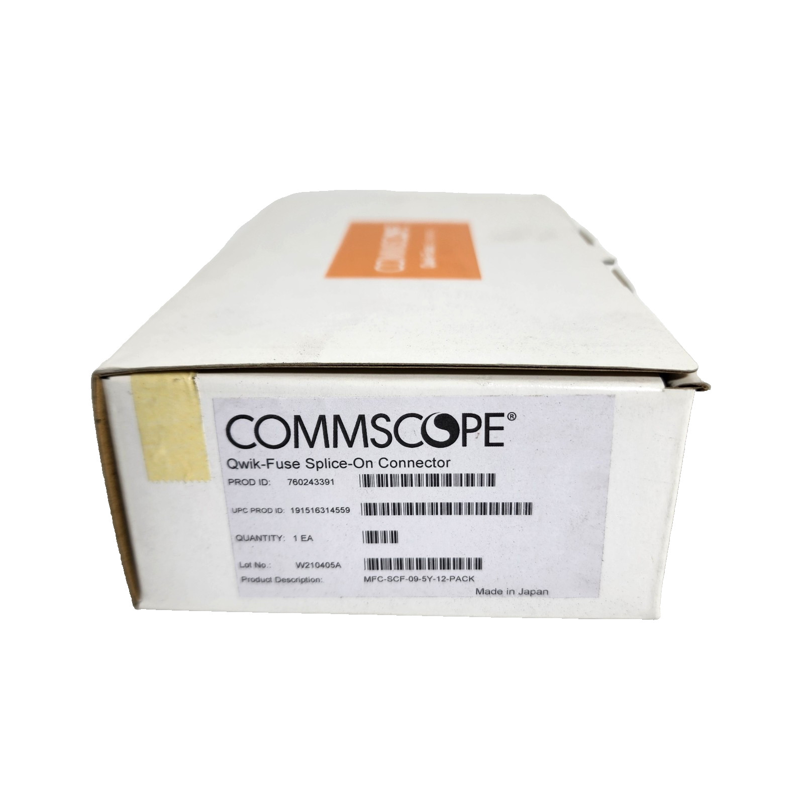 12 pack Commscope Qwik-Fuse SC/FC Connector OM3/OM4/OM5 | MFC-SCF-09-5Y-12-PACK