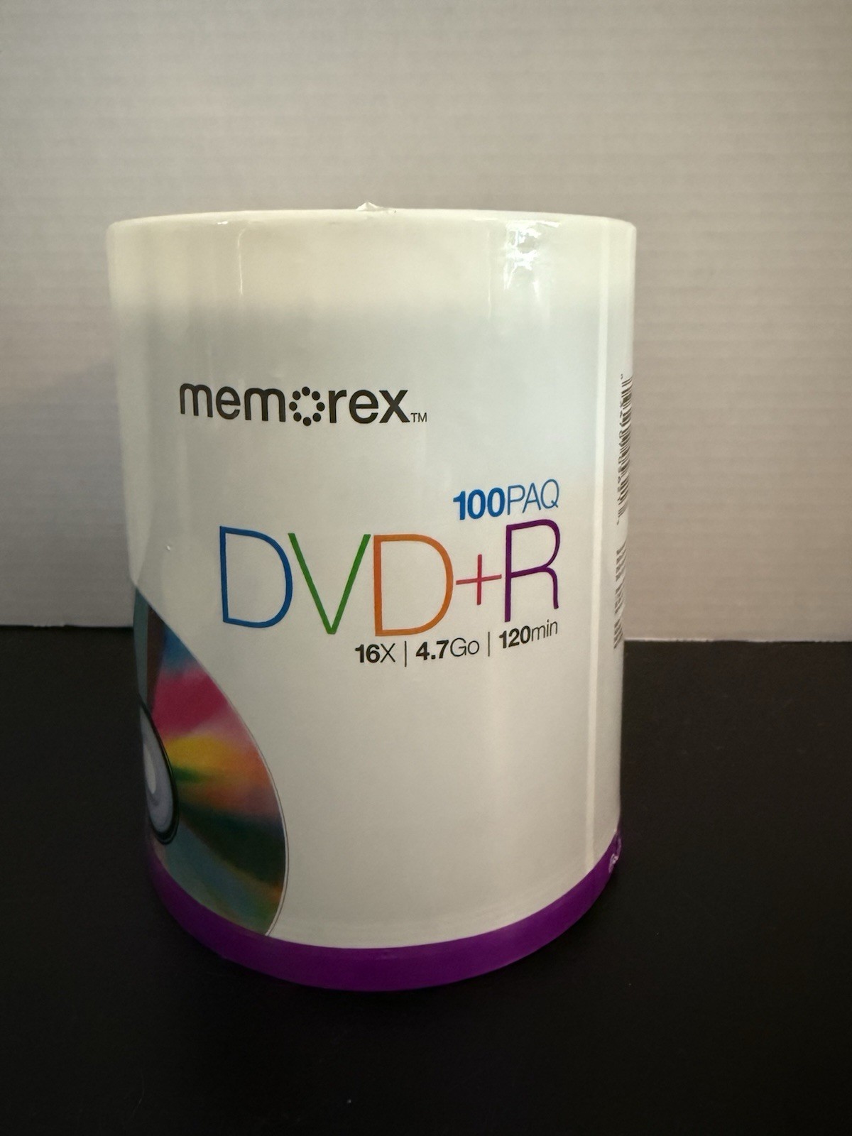 Memorex DVD-R Digital Media 16X 4.7GB 120Min 100 Pack Factory NEW SEALED