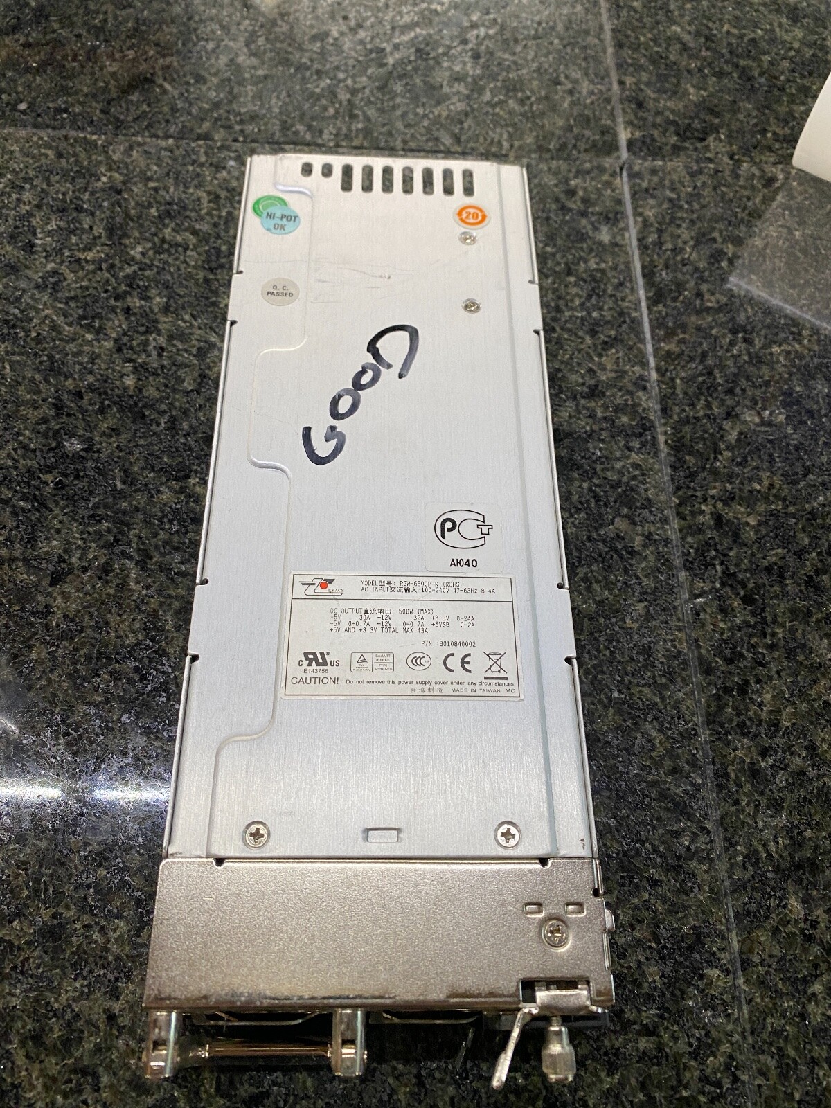 EMACS R2W-6500P-R POWER SUPPLY