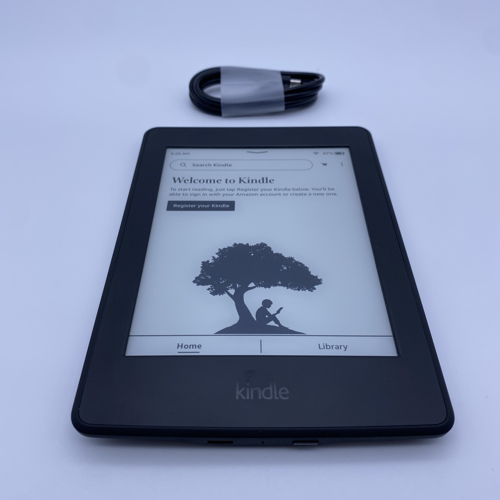 Amazon Kindle Paperwhite (7th Gen.) DP75SDI 4GB Wi-Fi 6" E-Reader Black, Tested