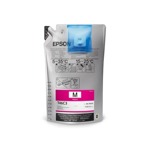 GENUINE Epson UltraChrome DS Magenta Ink 1.1L For F9470/F6370 (T46C320)