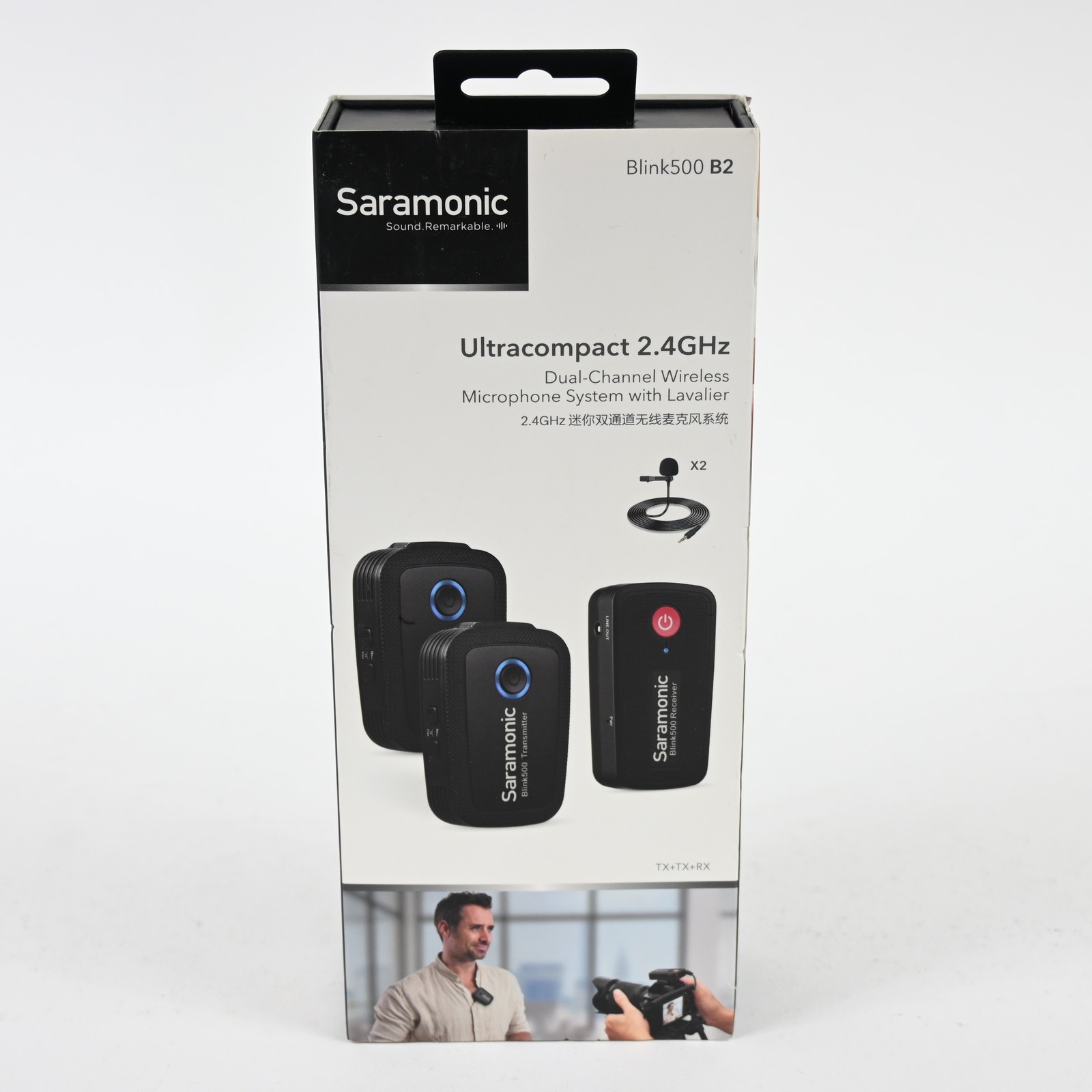 Saramonic Blink 500 Ultracompact 2.4GHz Wireless Microphone Black - New