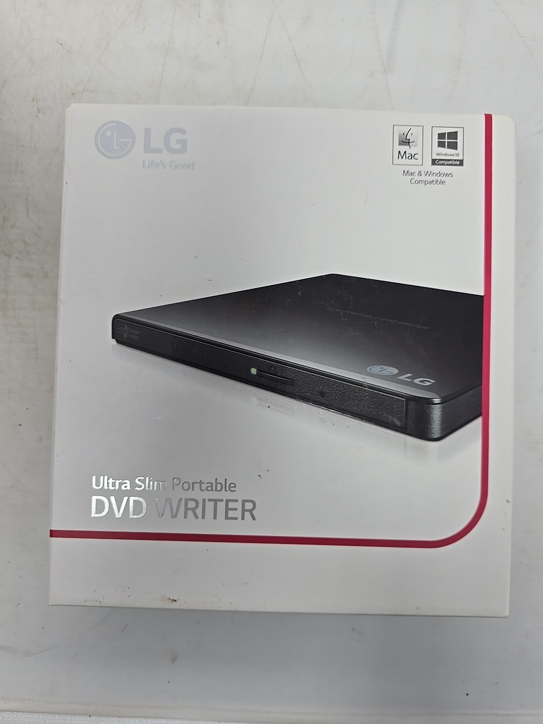 LG Ultra Slim External Portable DVD Writer Reader USB NEW