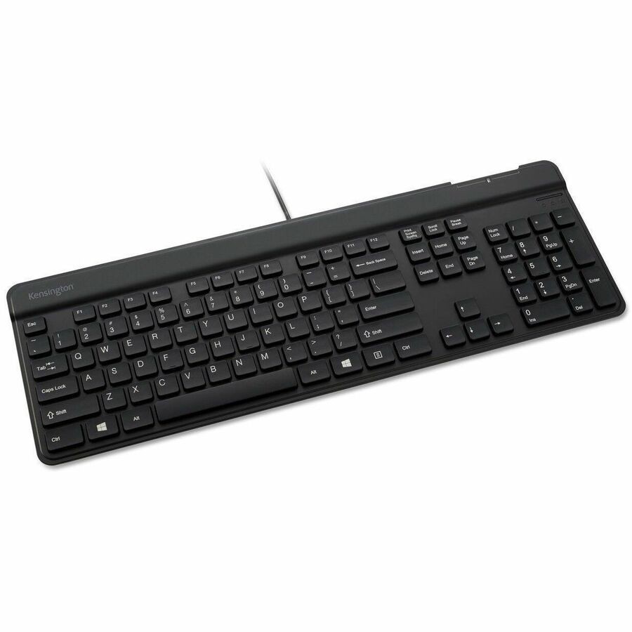 Kensington KB201C Simple Solutions™ Wired Keyboard with Smart Card Reader