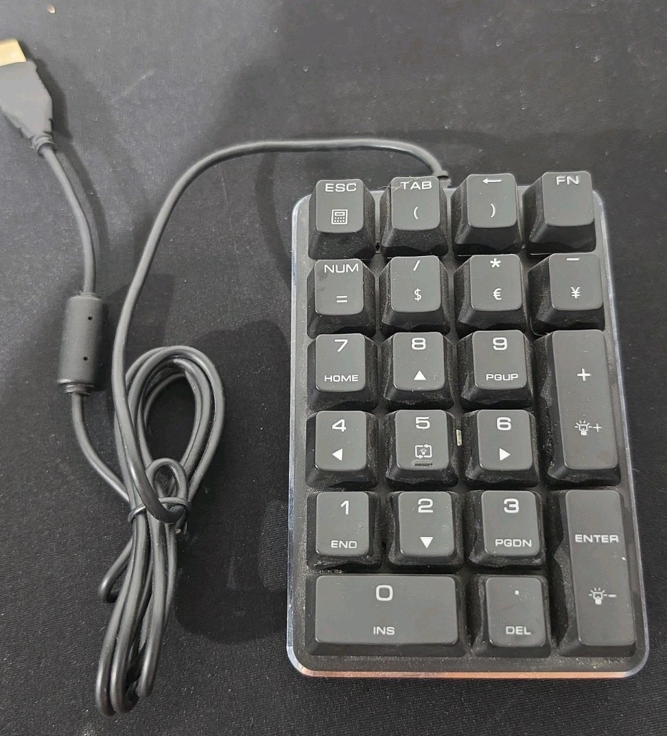Magicforce Smart 21-Key Mechanical Numeric Keyboard Black Blue Backlight USB G2