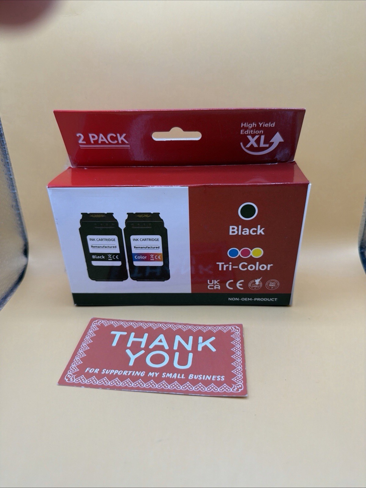 2 Pack High Yield XL Inkjet Cartridges Black & Tri-Color for Canon PG-30 CL-341