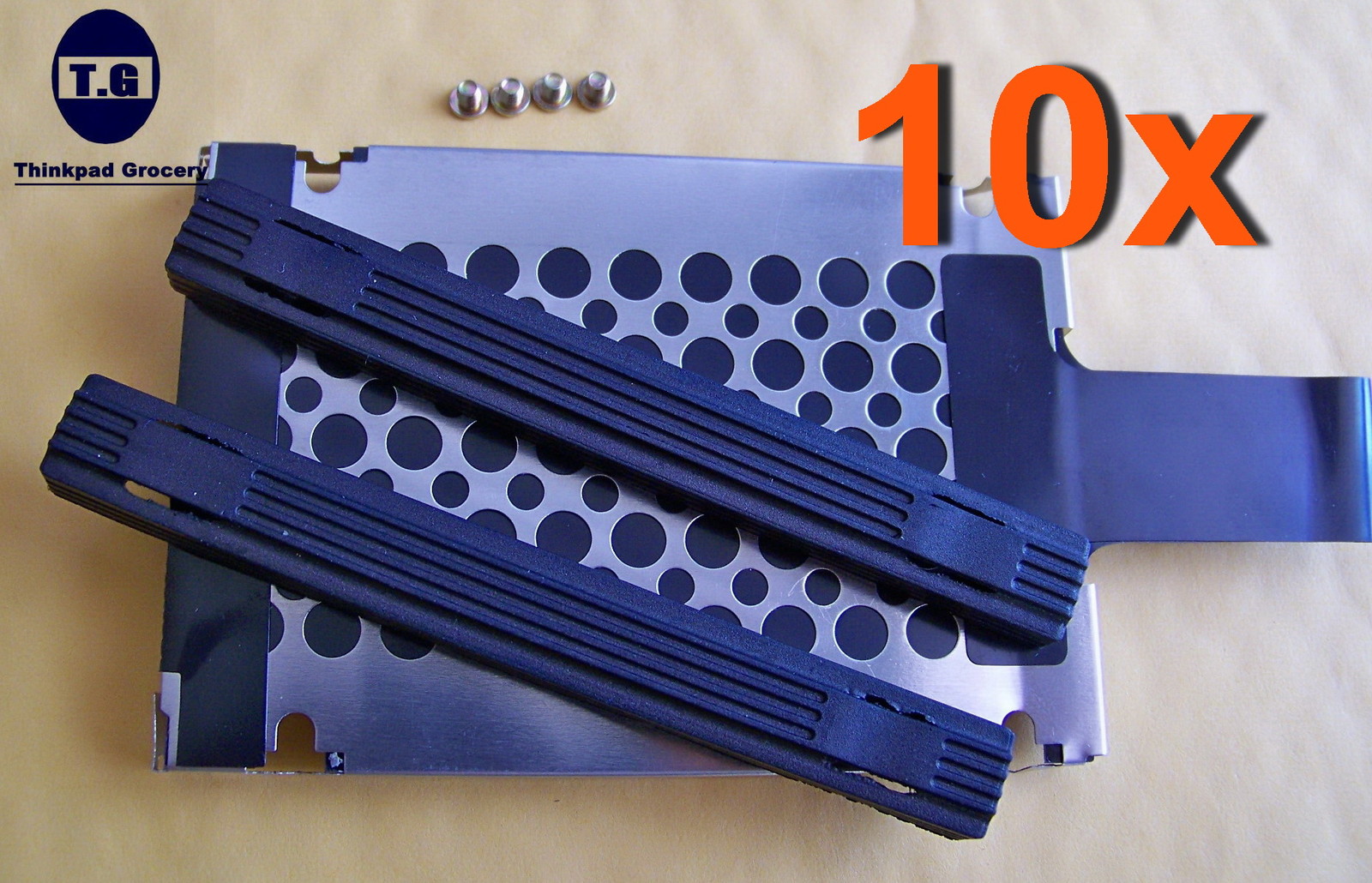 Lot 10 IBM Lenovo Hard Drive Caddy Rails X60 X61 X200 X201 X60s X61s Tablet 