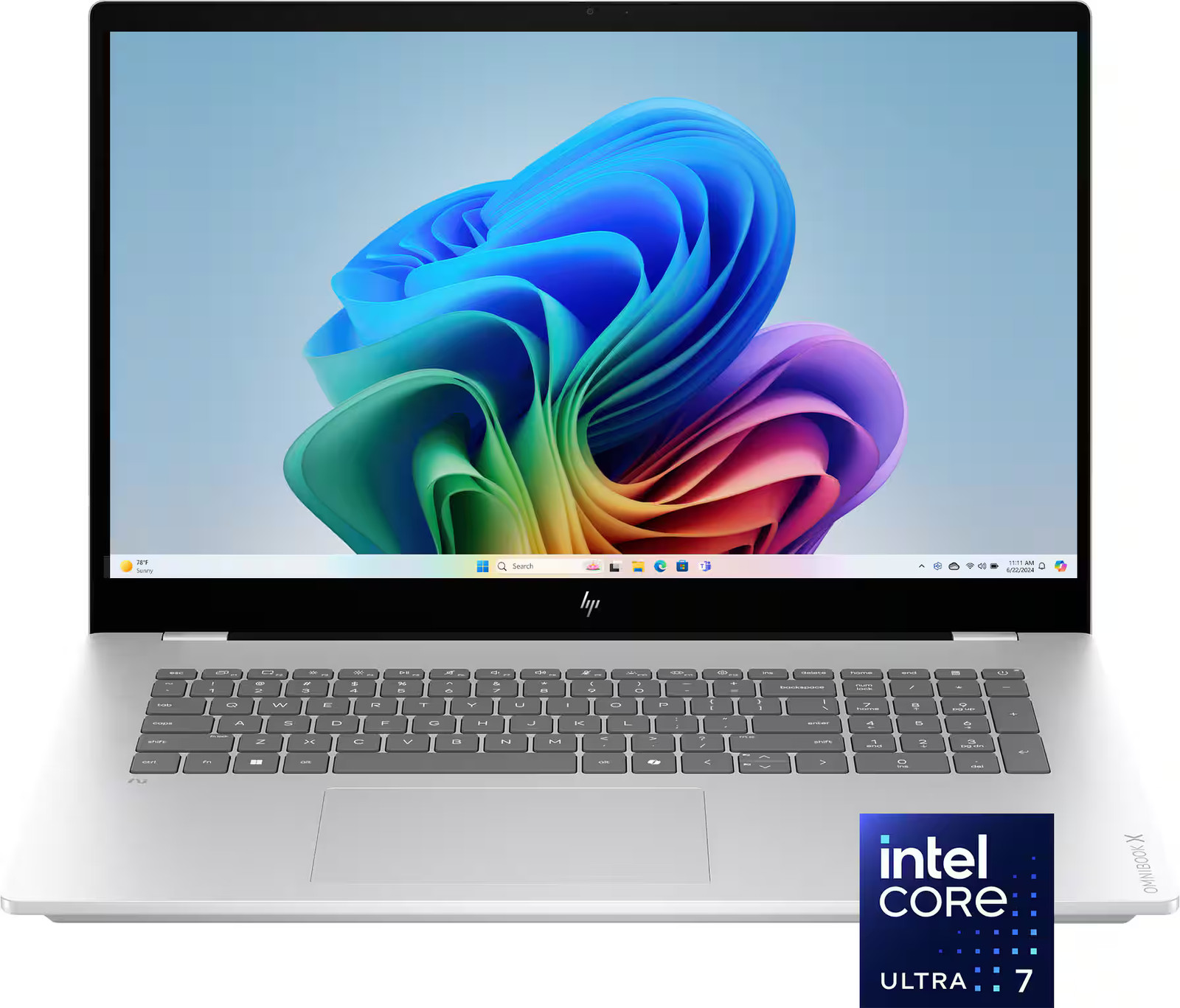 HP - OmniBook X 17.3" Full HD Touchscreen Laptop - Intel Core Ultra 7 (2024) ...
