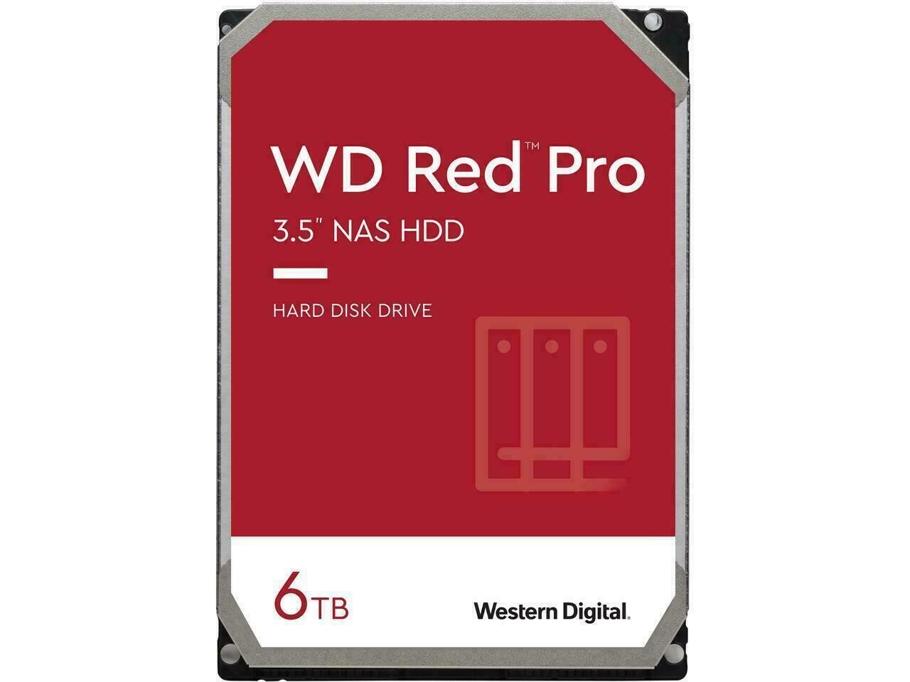 *Low Usage* Western Digital WD Red Pro NAS WD6003FFBX 6TB w/ 256MB Cache 6Gb/s