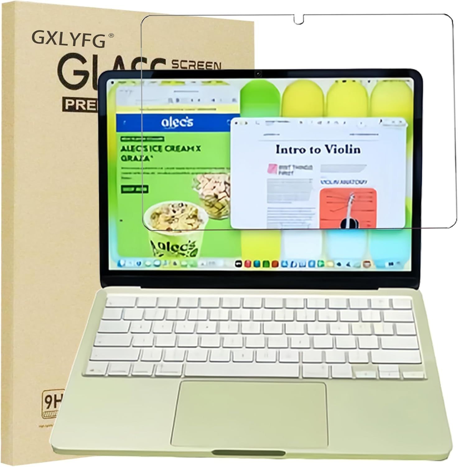 Tempered Glass Screen Protectors for MacBooK Neo, 13 Inch, Bubble Free, 9H Hardn