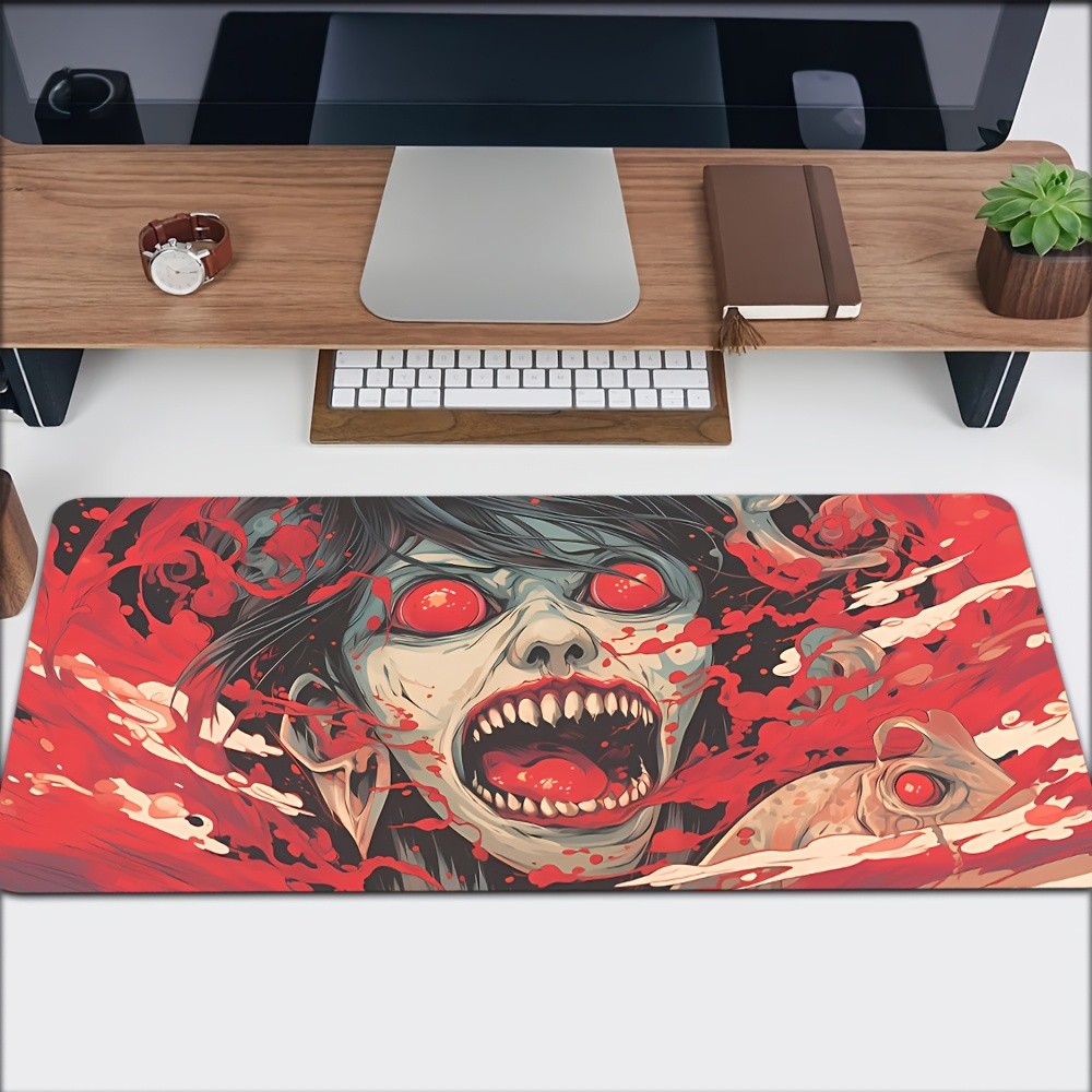 1pc Extra-Large Abstract Pattern Mouse Pad, Suitable for COMPUTER/LAPTOP Perip