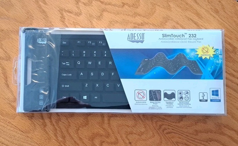 Adesso Slim Touch 232 Keyboard Flexible New in Box