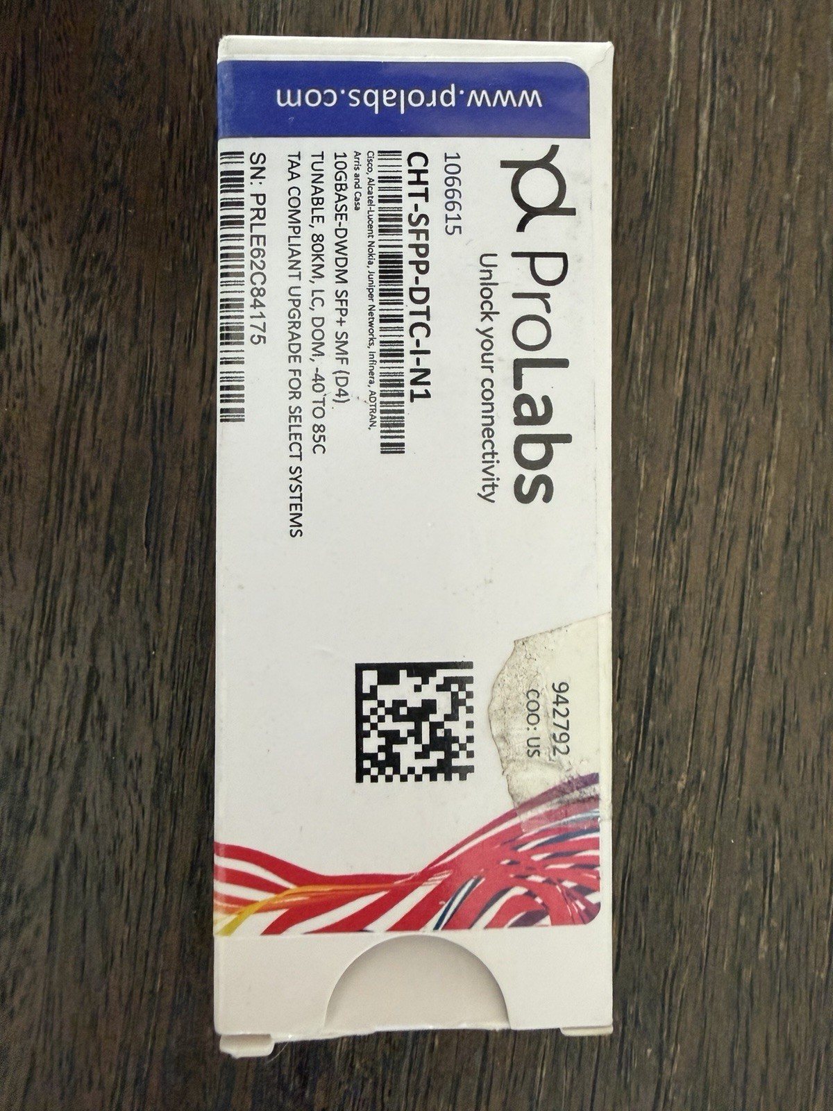 Pro Labs CHT-SFPP-DTC-I-N1 Computer Component