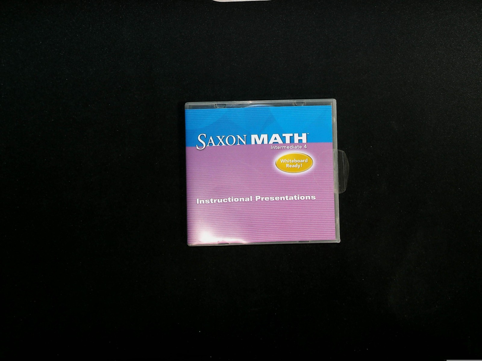 Saxon Math Intermediate 4 Instructional Presentations CD-ROM Whiteboard Ready