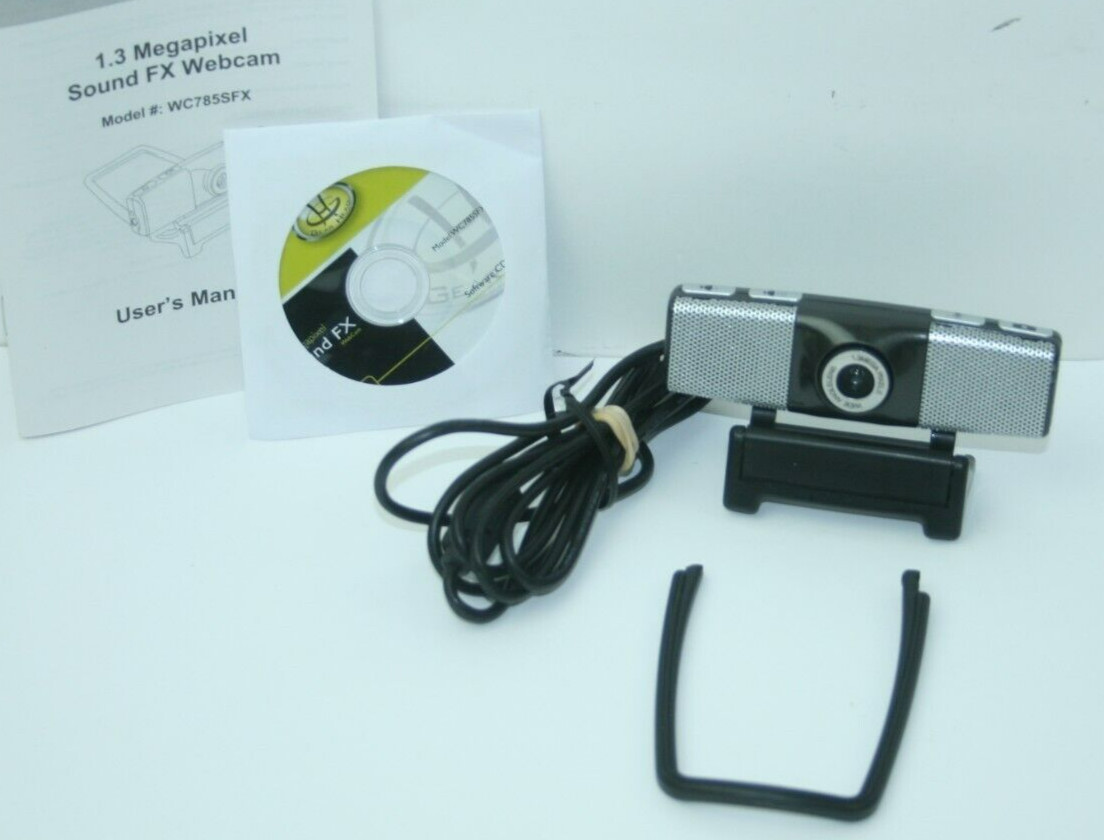 Gear Head Sound FX Webcam - 1.3MP HD Video & Audio