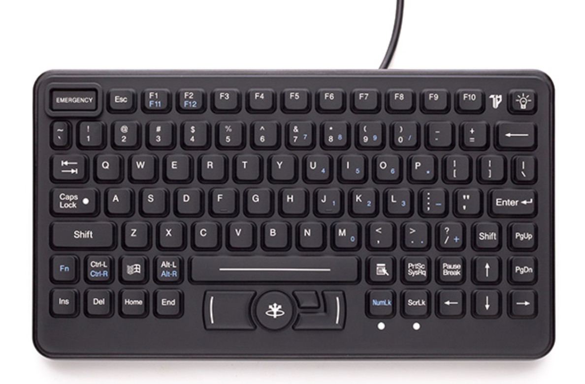 iKey SL-86-911-FSR-USB Industrial Backlit Keyboard with Emergency Key