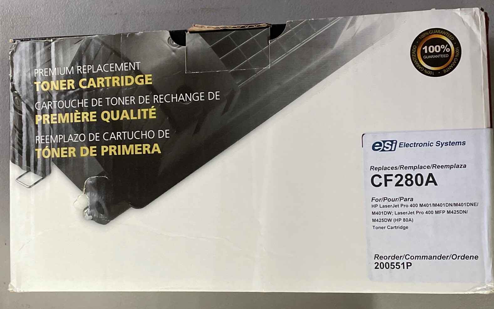 Esi Electronic Systems Premium Replacement Toner Cartridge CF280A