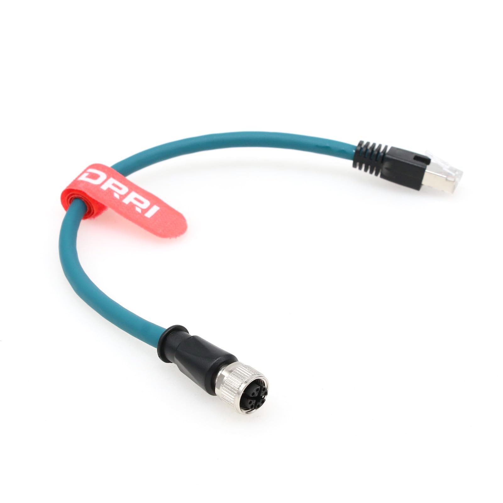 Hight Speed Ethernet M12 8 Position X-Coded to RJ45 Patch Cable for Industrial E