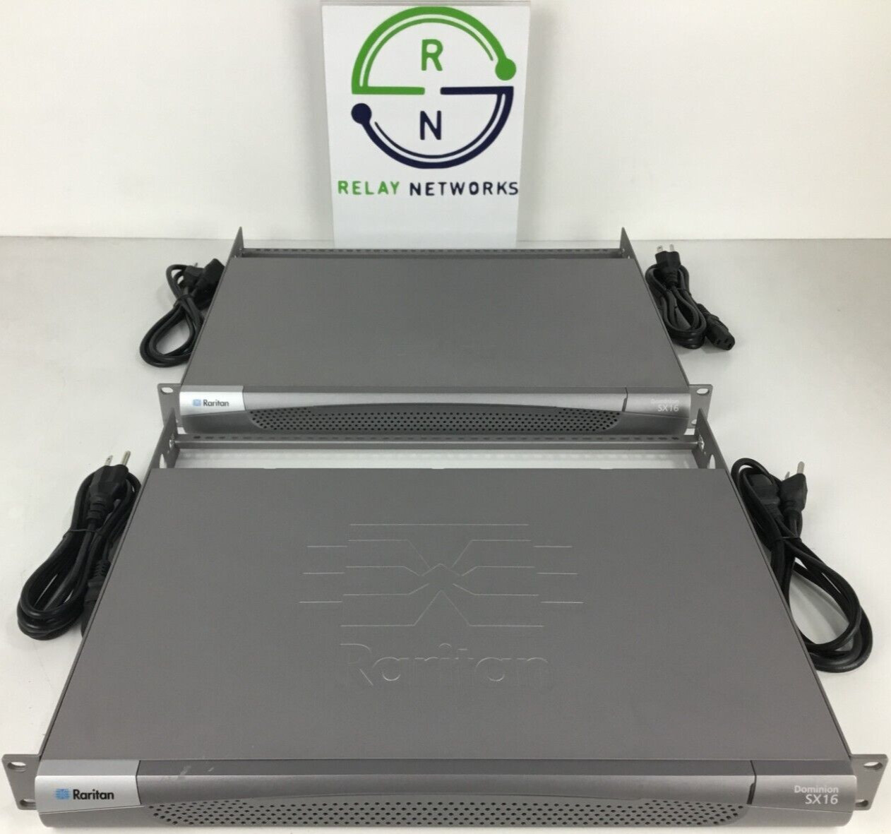 LOT OF 2 Raritan DSXA-16 Dominion 16 Port Console Server Dual Power