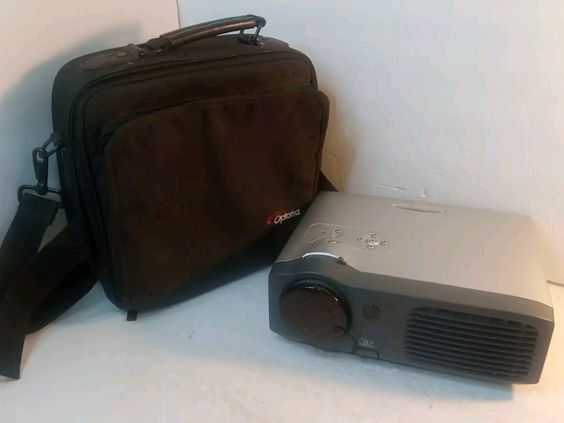 Optoma EP745 Portable Projector w/ DLP Technology & Case TESTED, WORKING