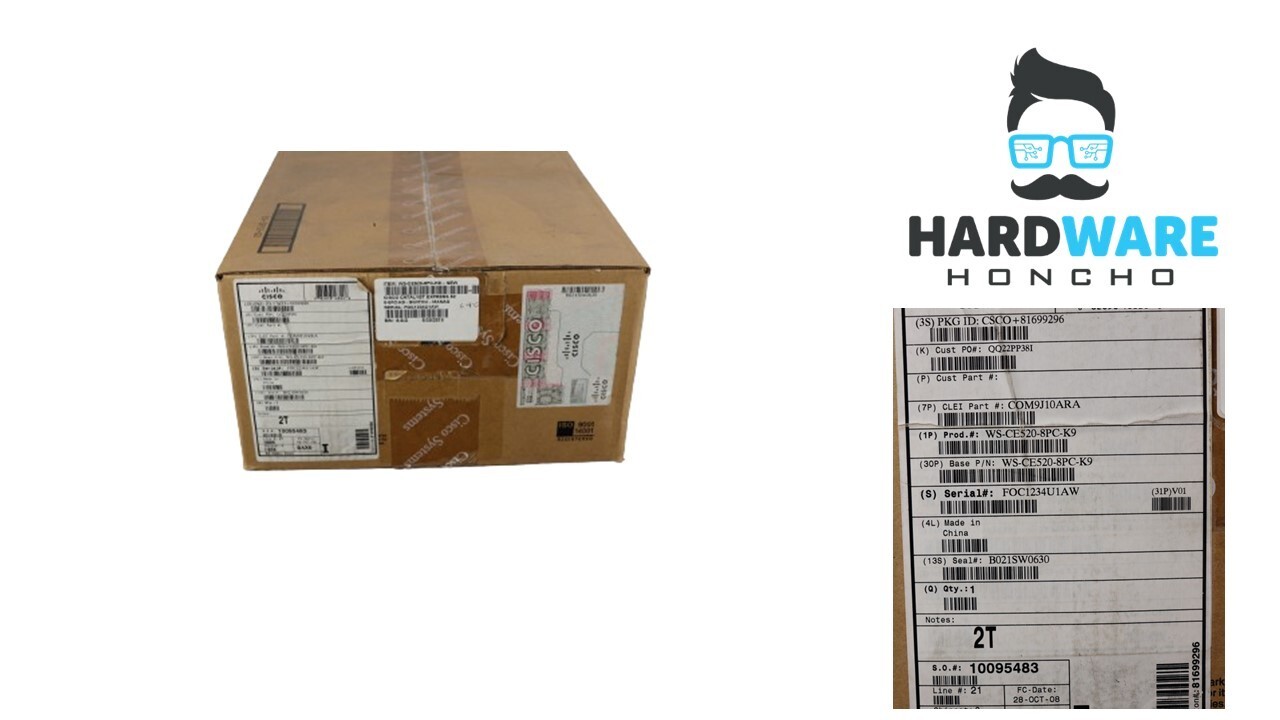 Cisco WS-CE520-8PC-K9 Catalyst Express 8 Port Switch - Fast 