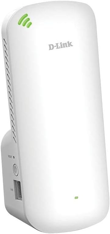 D-Link WiFi 6 Range Extender AX1800 Mesh Repeater and Signal Booster, Wall Pl...