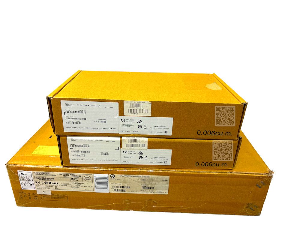 JD448B I New HP A-WX5004 Wireless LAN Controller 0235A0GD + 2x JD362B PSU