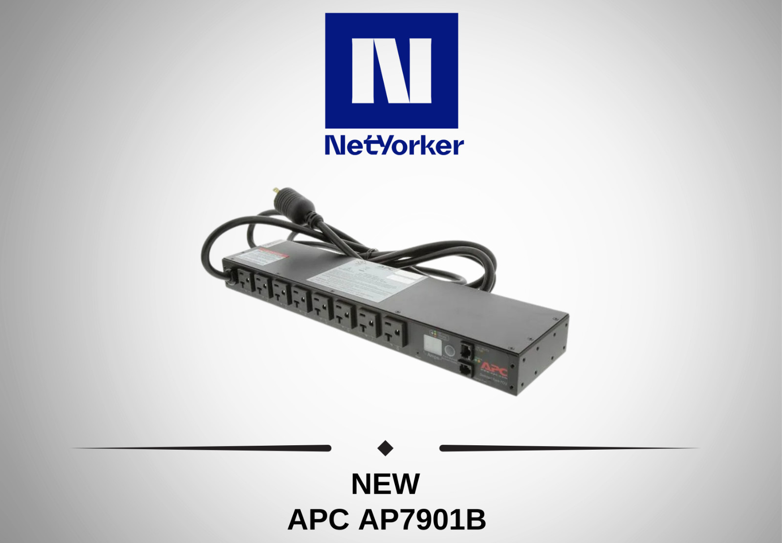 NEW APC AP7901B  Rack PDU Switched 20A 120V- Same Day Shipping