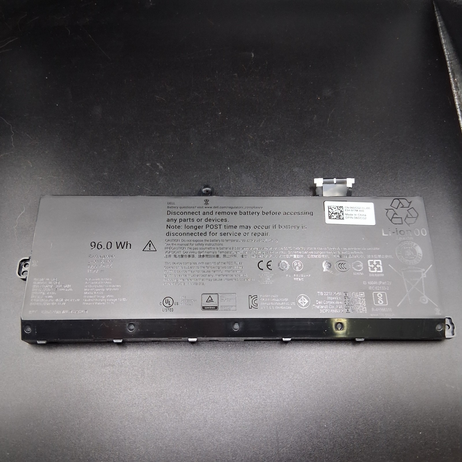 Battery Dell Pro Max 16 YPH16, 96WH