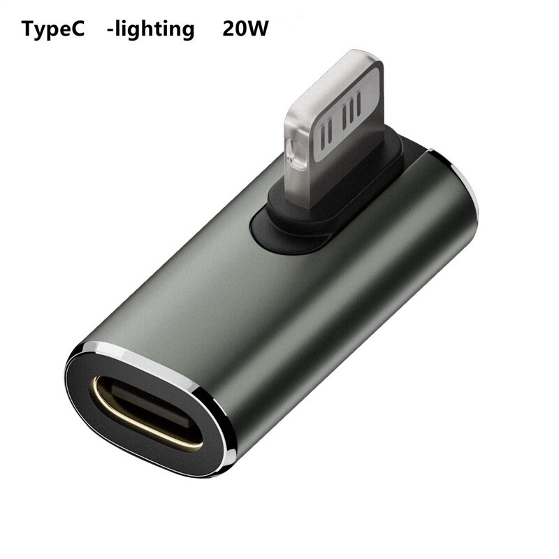 Charge Female to 8 Pin Male Adapter PD 20W (2x Pack) USB-C Converter For iPhone
