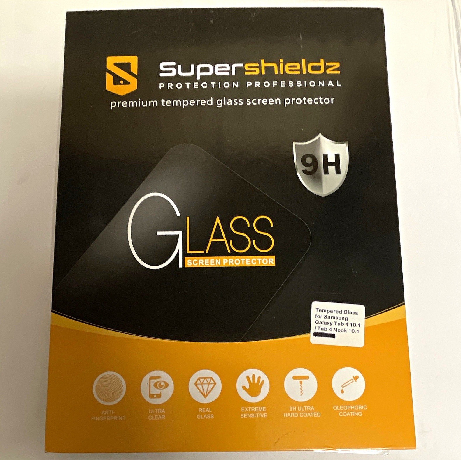 Supershieldz Clear Tempered Glass Samsung Screen Protector Tab 4 10.1/Nook 10.1