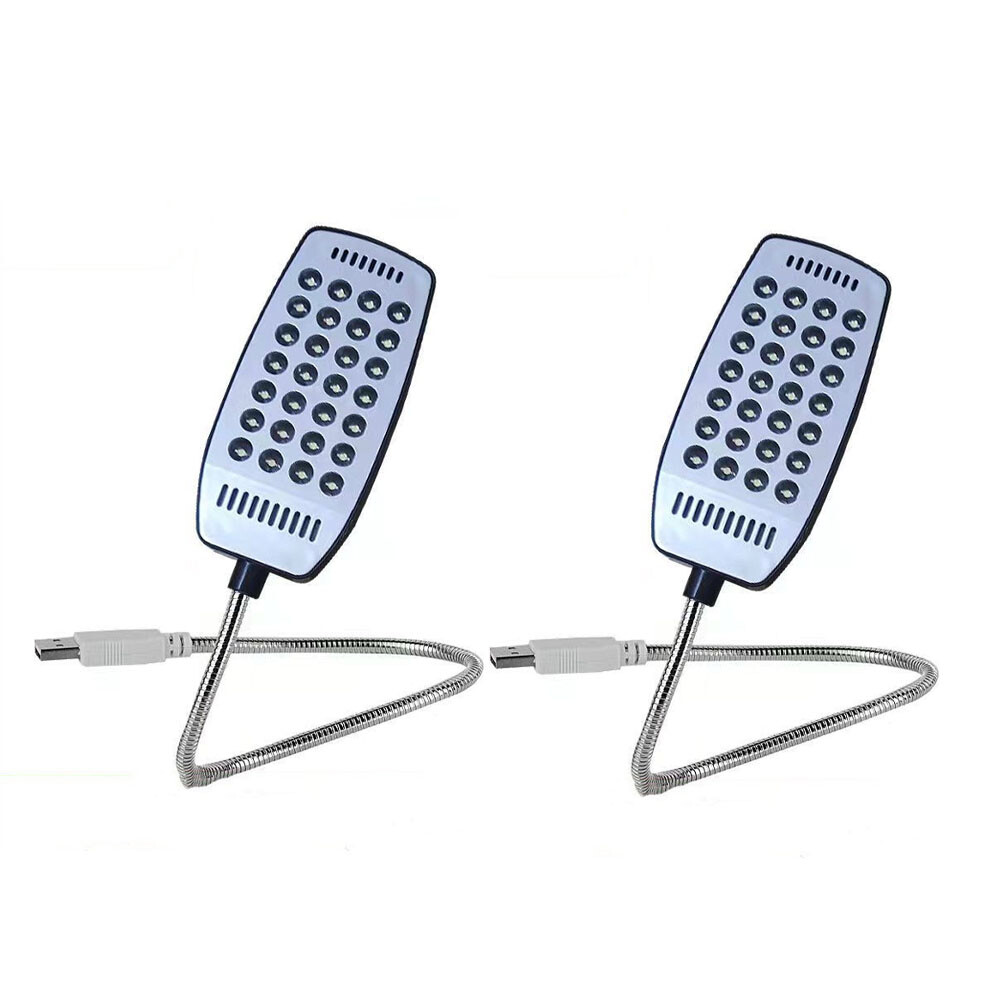 2/4Pcs 28LED USB Light Flexible Computer Notebook Laptop PC Desk Reading Lamp