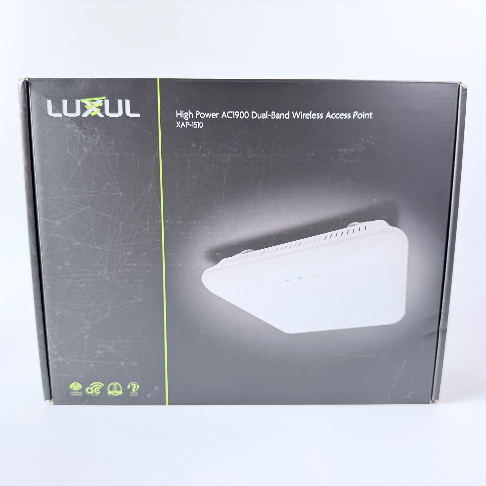 Luxul XAP-1510 High Power AC1900 Concurrent Dual-Band Wireless Access Point POE