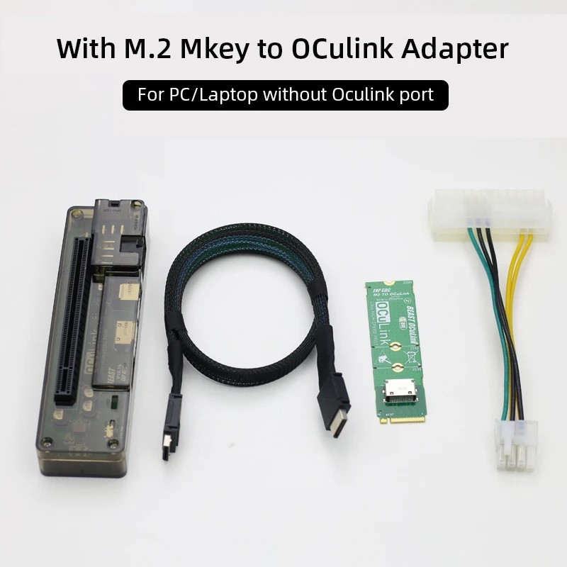 OCuLink GPU Dock PCIe 4.0 X4 External Graphic Card Adapter - High Speed