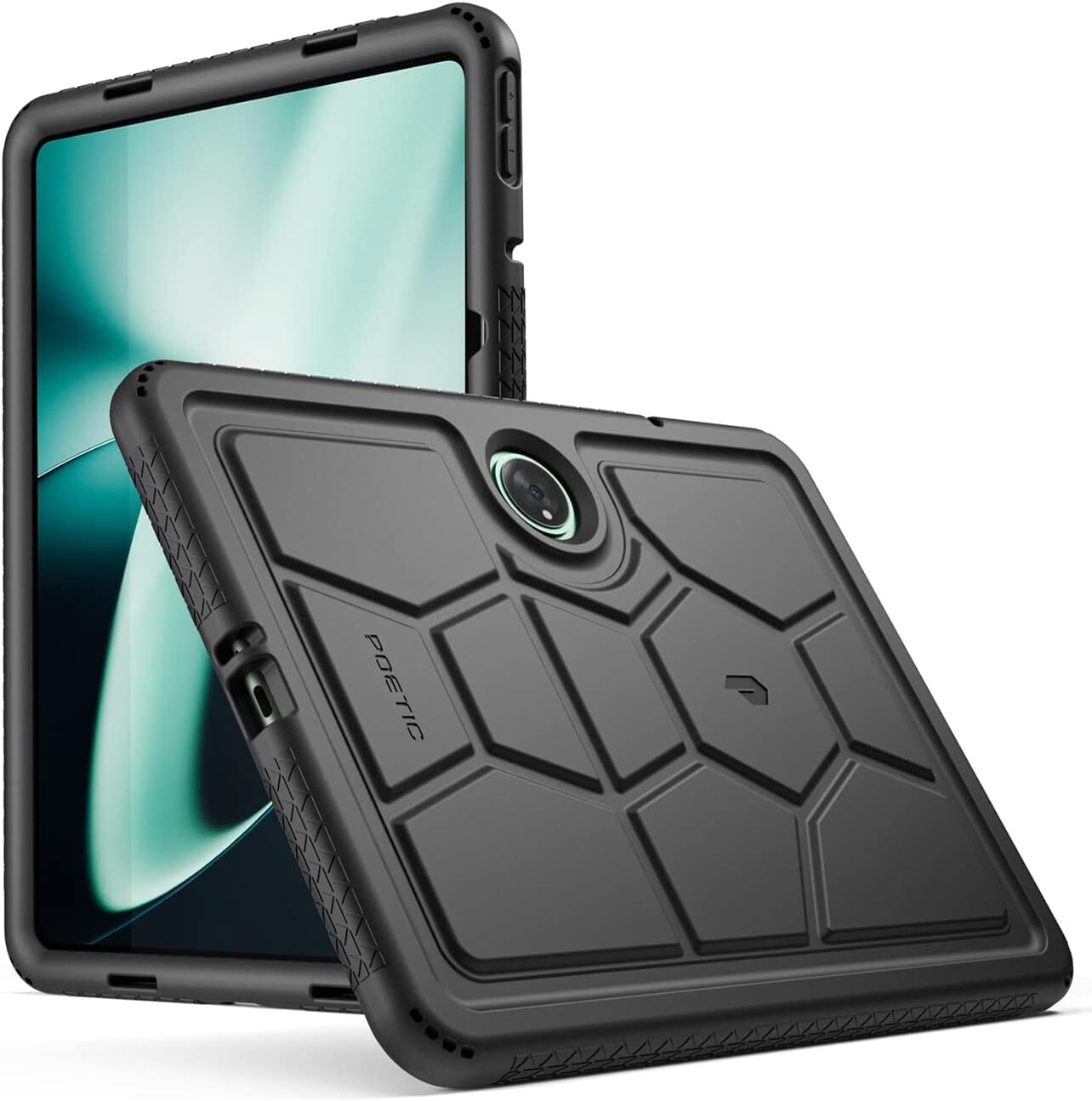 Poetic For OnePlus Pad 3 / 1 / 2 Case 2025 / 2024 Kids Friendly Silicone Black