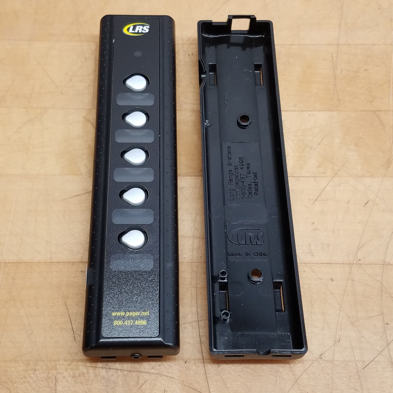 Long Range Systems TX-1605-5 Butler II Five Button Transmitter, USB, 3x AAA Batt