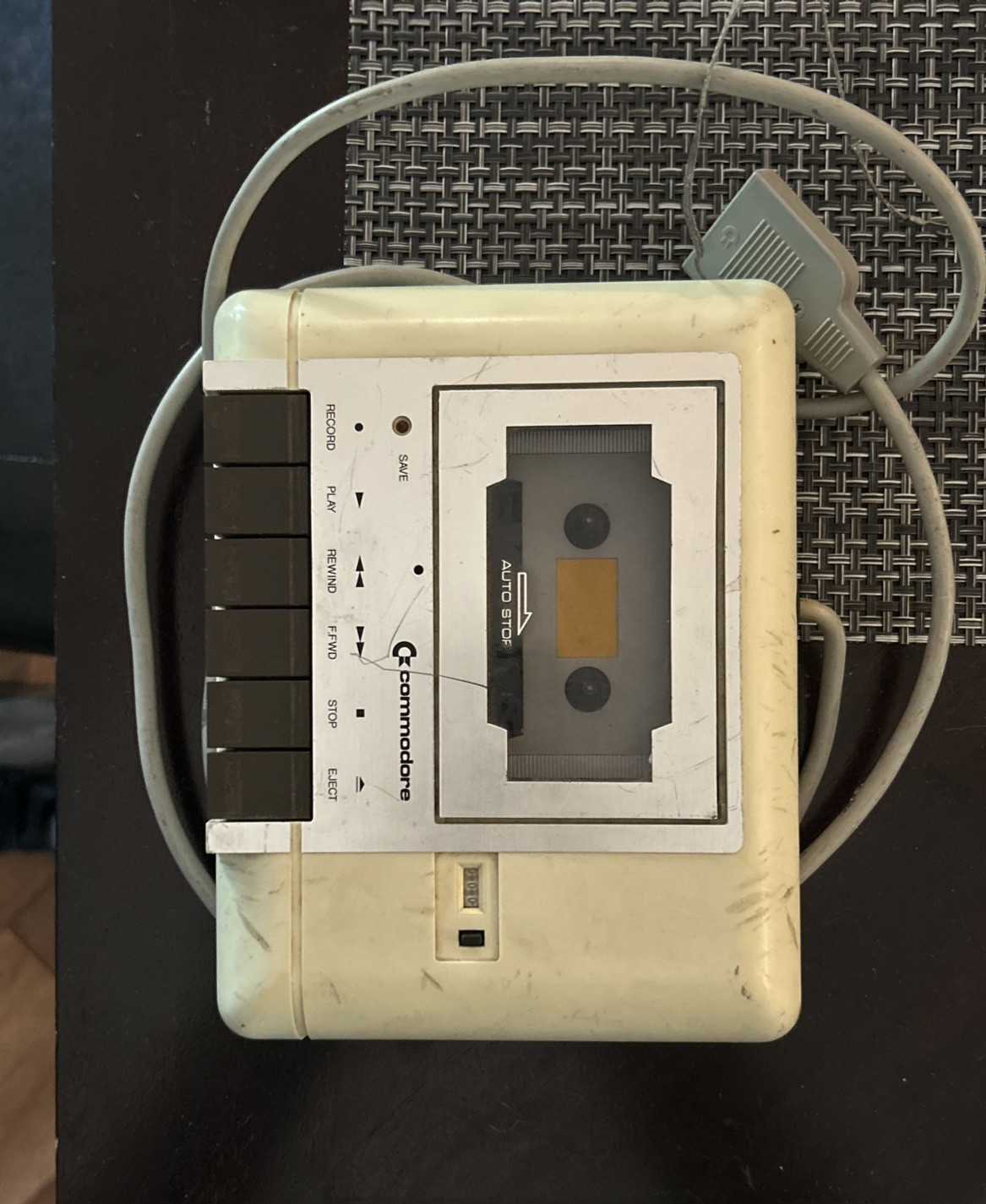 Vintage Commodore Computer C2N-B Cassette Unit Datassette UNTESTED